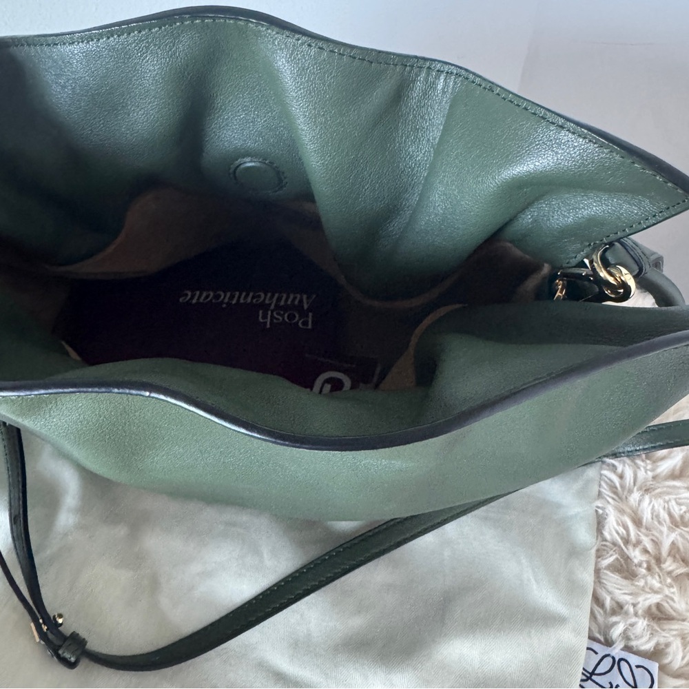 SOLD Loewe Flamenco, Green/ Vintage Khaki - Picture 7 of 14